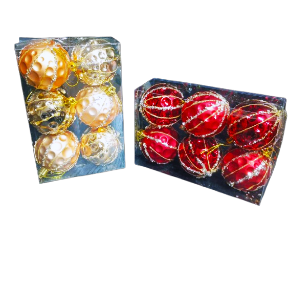 NATAL BOLA NATALINA 6cm c/6un H25007