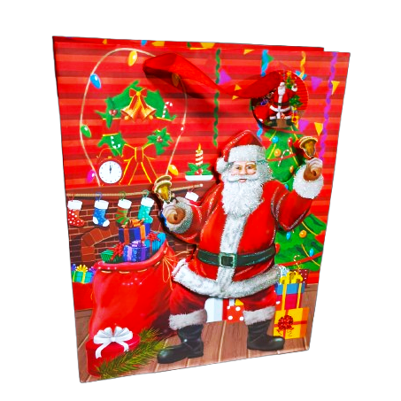 NATAL SACOLA ALTO RELEVO 26x32cm H25107