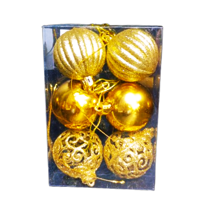 NATAL BOLA NATALINA 5cm c/6un H24971