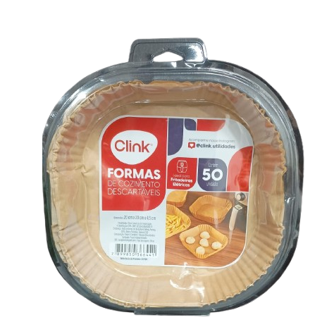 KIT FORMAS PAPEL AIR FRYER C 50UN 20X20X4,5cm
