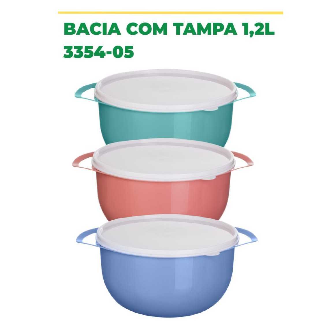PL BACIA C/TAMPA E ALÇA  1,2L  3354 TRITEC