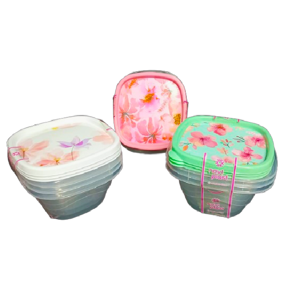 PL KIT 3 POTES QUAD 1200ML FLORAL