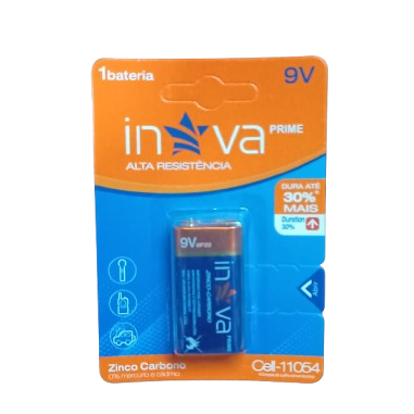 BATERIA INOVA 9V ALTA REISTENCIIA