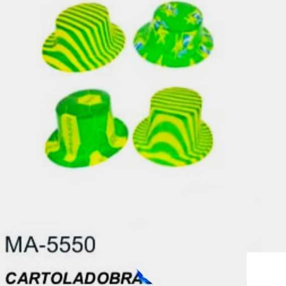 COPA CARTOLA ESTAMPADA BRASIL MA5550