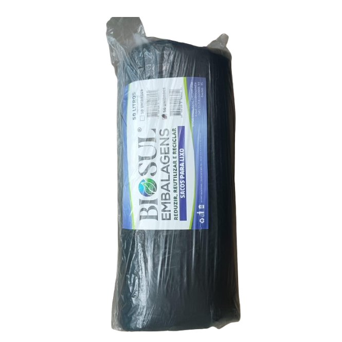 BIOSUL SACO LIXO ROLO 50 LITROS C/50 UN