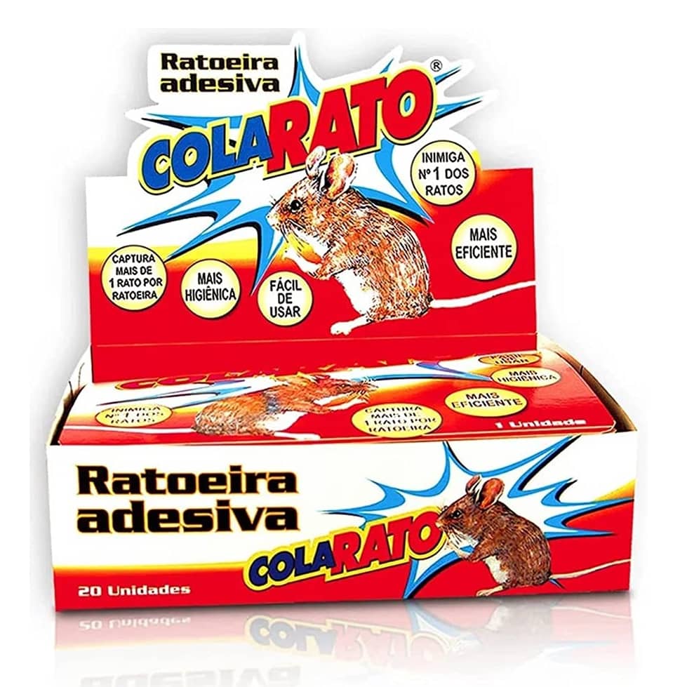 RATOEIRA ADESIVA COLA RATO C/20