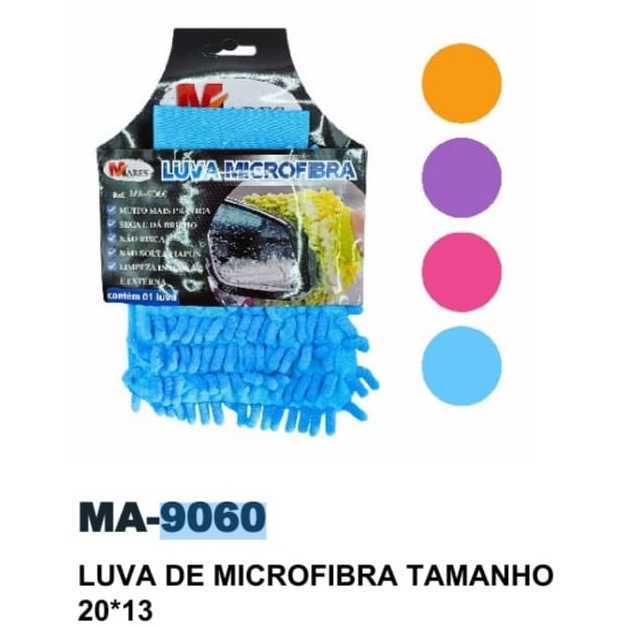 LUVA LAVA CAR MICROFIBRA MA-9060 