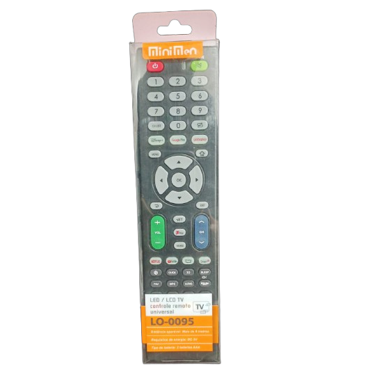 CONTROLE REMOTO UNIVERSAL TV LED/LCD