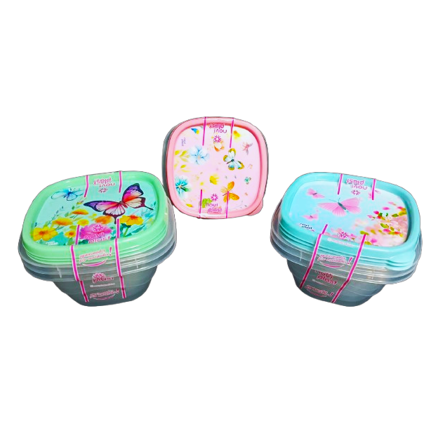 PL KIT 3 POTES QUAD 1200ML BORBOLETA