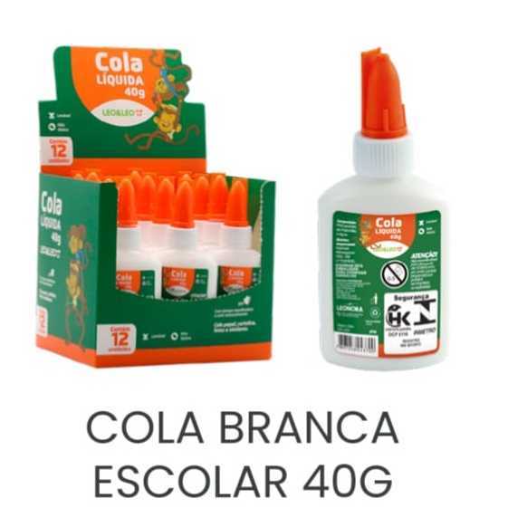 ME COLA ESCOLA LEO E LEO 40g C/12un