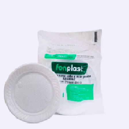 PRATO FONPLAST PLAST 26 C/10 BRANCO