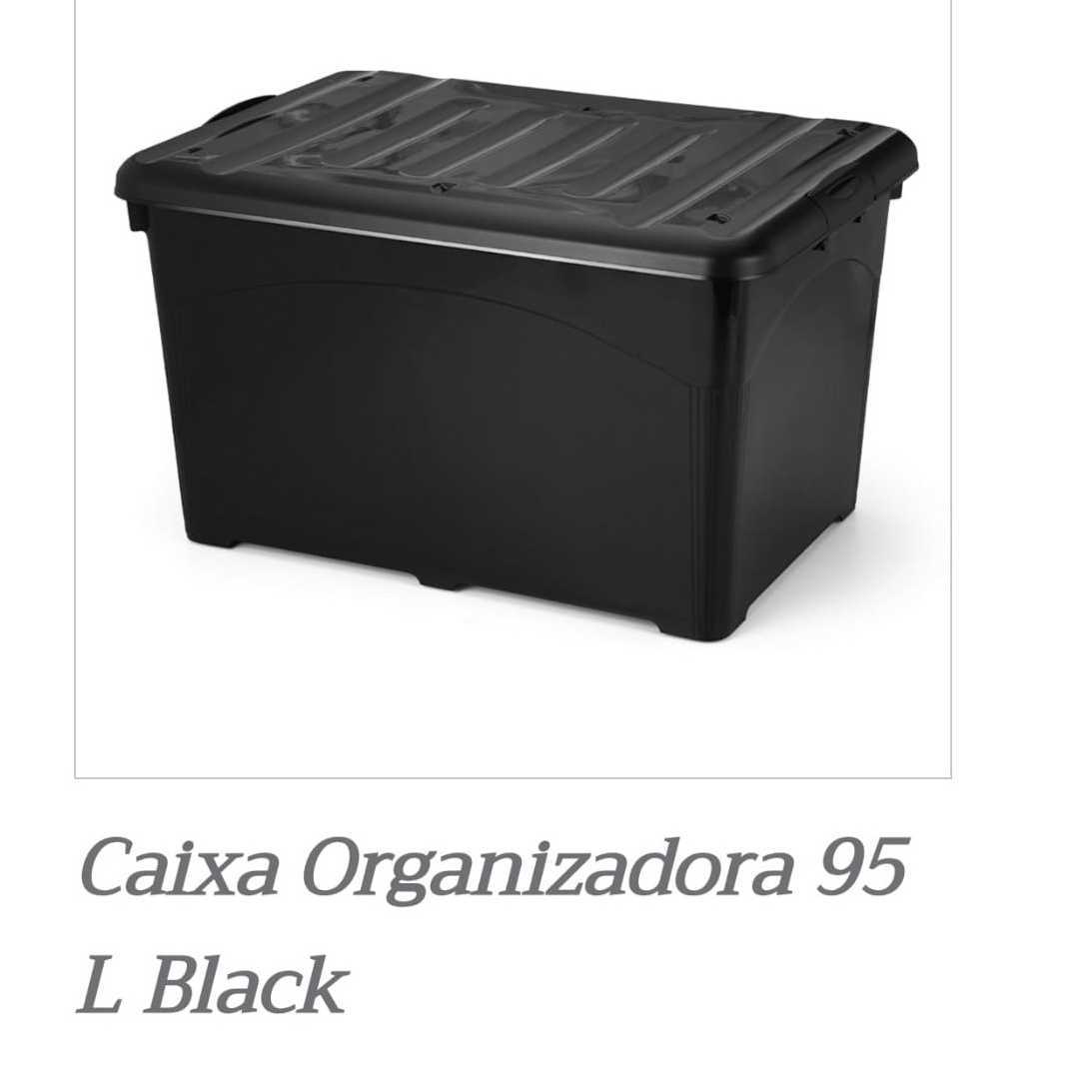 PL CX ORGANIZ. 95 L BLACK 1840R C/RODA