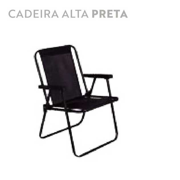 CADEIRA ALTA ACO PRETO MOR 2059