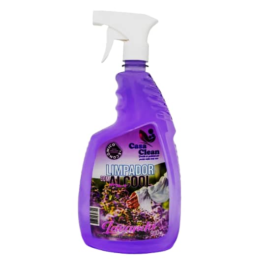 LIMPADOR ALCOOL LAVANDA 910ML CASA CLEAN