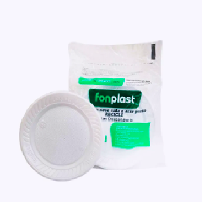 PRATO FONPLAST PLAST 21 C/10 BRANCO