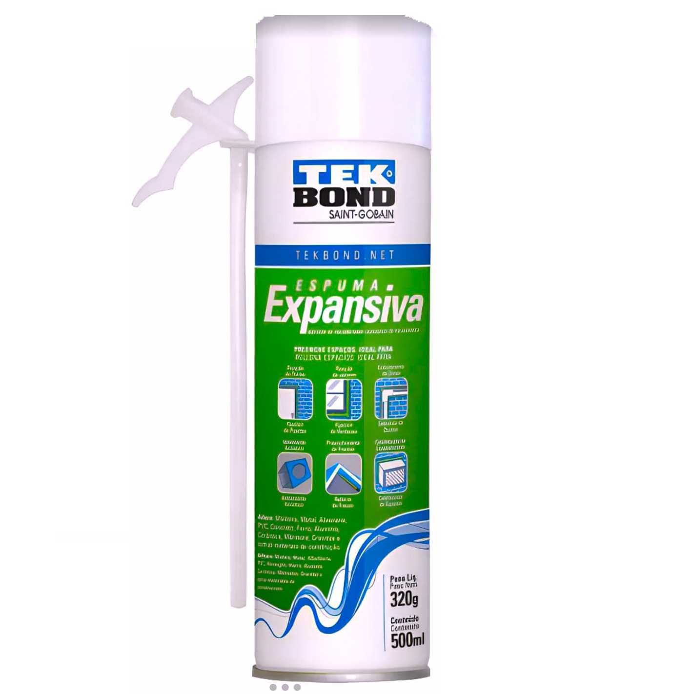 ESPUMA EXPANSIVA 320g/500ml TEK BOND