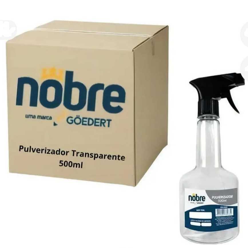 CAIXA PULVERIZADOR TRANSP NOBRE 500ml C/24U