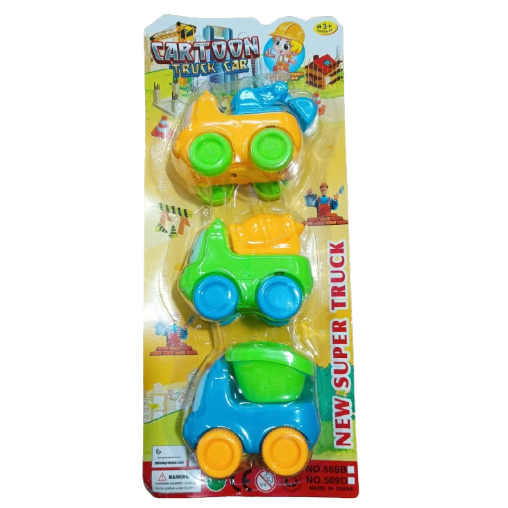 BRQ CARRINHOS CONTRUCAO BEBE PI3946