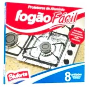 PROTETOR DE ALUMINIO FOGAO C/8 UNI BLUFORTE