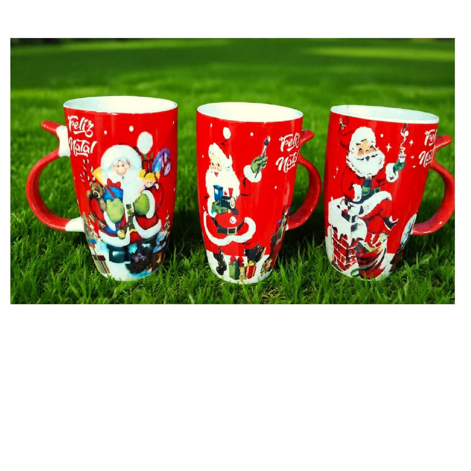 NATAL CANECA CERAMICA 450ml