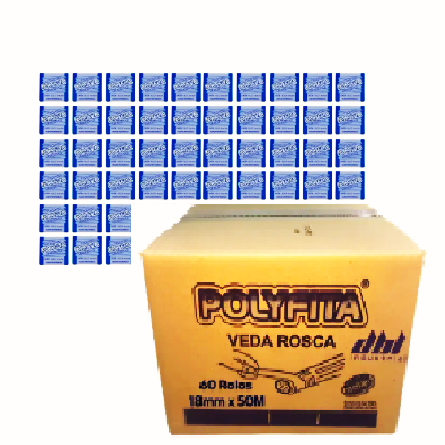 CX FITA VEDA ROSCA 12mmX10M POLY C/60 un