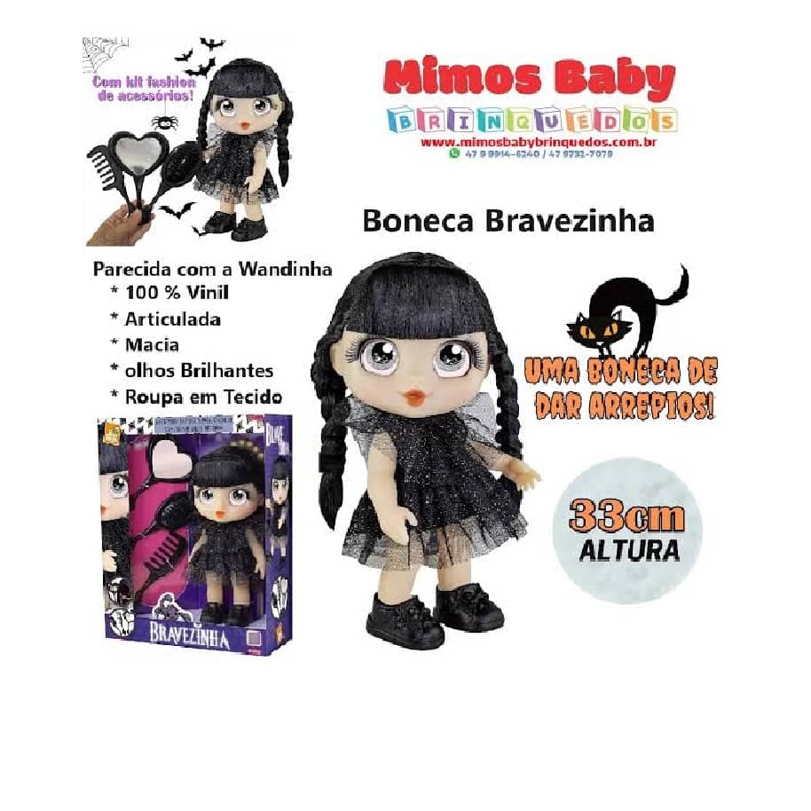 BRQ BONECA BRAVEZINHA C/ACESSORIOS R0951