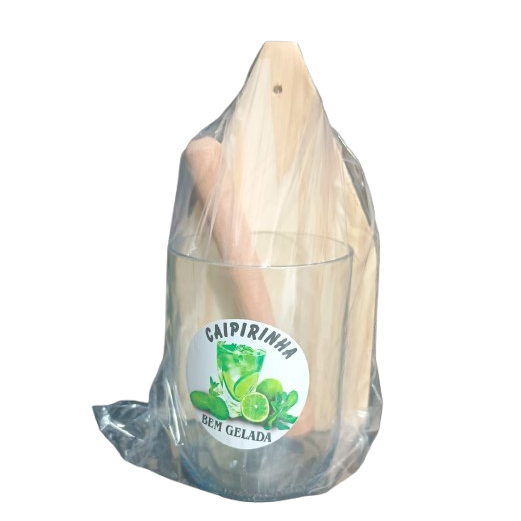 COPO CAIPIRA BAIXO C/ SOQUETE E TABUA C/6