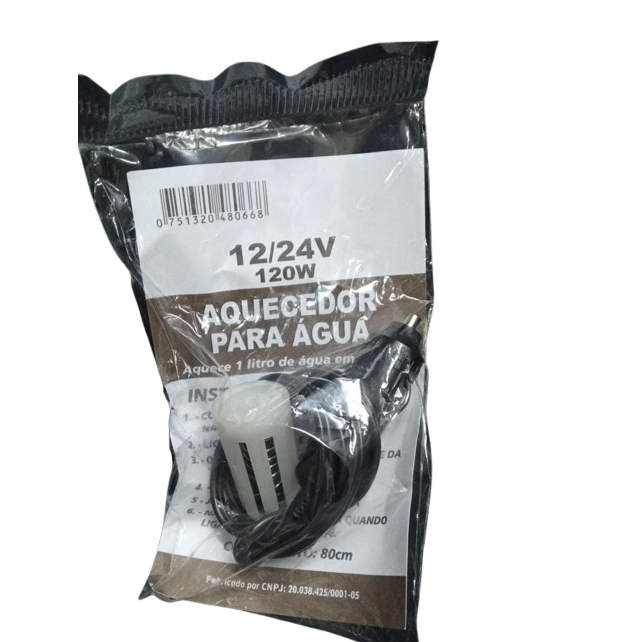 EBULIDOR VEICULAR AQUECEDOR AGUA 12/24V